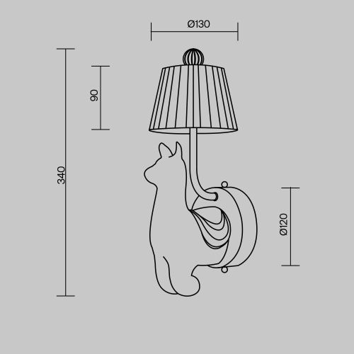 Бра Maytoni Senor Alpaca MOD377WL-L6W3K - фото 2