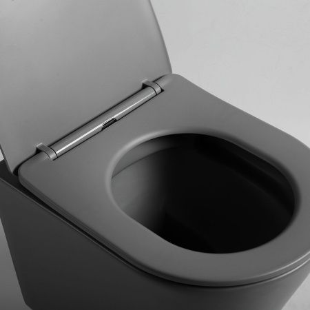 Унитаз подвесной Vincea Piatti VT1-11SMA черный с сиденьем микролифт безободковый душевой смыв