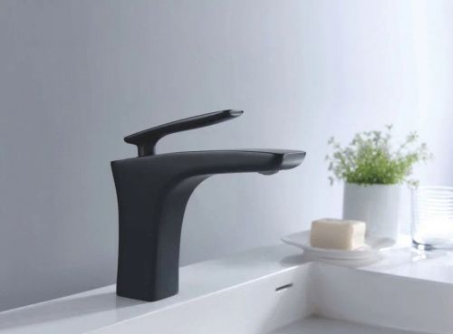 Смеситель Rose R2701H на раковину черный - фото 4