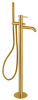 Смеситель для ванны Remer X Style X08BG напольный золото