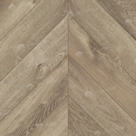 Кварцвиниловая плитка Alpine Floor Chervon Alpine LVT ECO 20-3 Дуб Натуральный Отбеленный Chevron толщина 0.25 см 43 класс 555х127