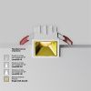 Светильник встраиваемый Maytoni Technical Alfa LED DL043-01-10W3K-SQ-W-1