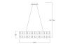 Люстра подвесная Garda Decor 6008 162FL-60088