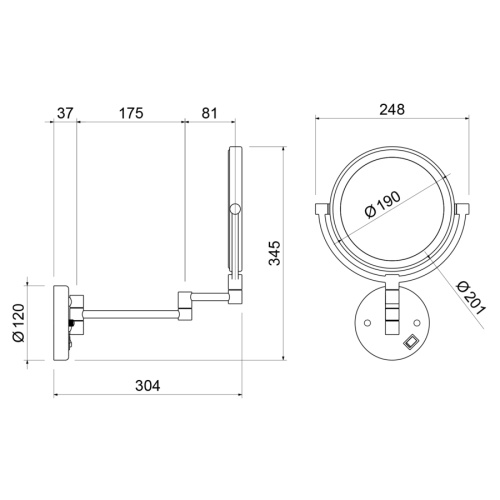 Зеркало Timo Saona 13376/17 - фото 2