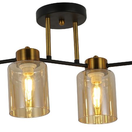 Люстра потолочная Illumico IL6111-6COU-79 BK GD Qui