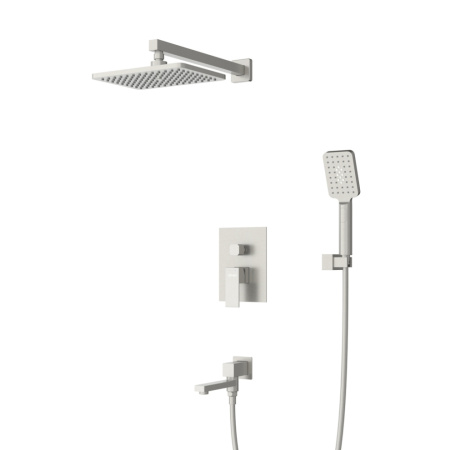 Душевая система Cezares SLIDER SLIDER-VDSET-IN встраиваемая цвет сатин