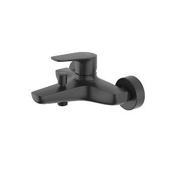 Смеситель для ванны Aquatek БЕТТА AQ1140MB настенный черный матовый без термостата