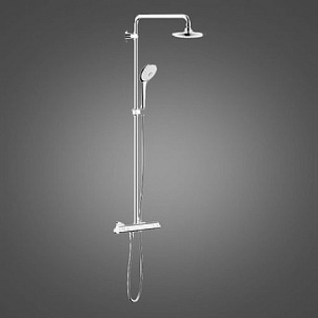 Душевая стойка Grohe Euphoria 27420001 настенная цвет хром с термостатом