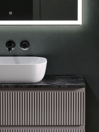 Тумба под раковину Sancos SNOB R SNR100SM 100х40 подвесная цвет бежевый