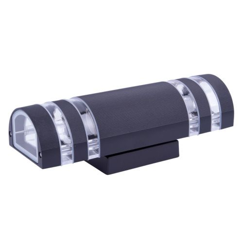 Уличный настенный светильник Uniel UUL-S16A 2x60W/E27 IP65 BLACK - фото 2
