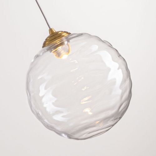 Светильник подвесной Delight Collection MD25030001-1A brass/clear - фото 3