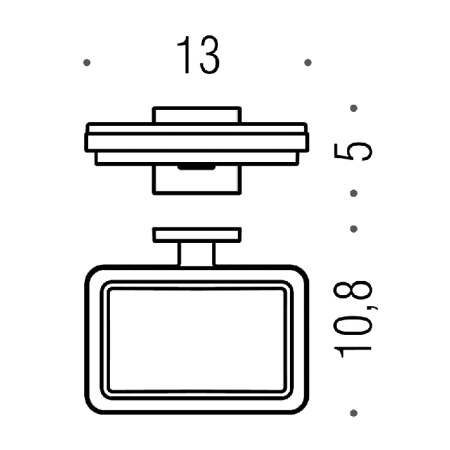 Мыльница Colombo Basic B3701.CR-VAN