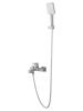 Смеситель для ванны и душа Wonzon & Woghand FLEX WW-88037072-BN настенный никель