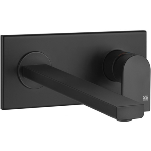 Смеситель Gessi Emporio Via manzoni 44895#299 встраиваемый в стену черный