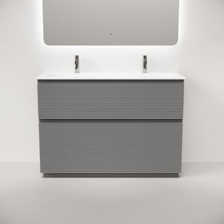 Тумба под раковину Sancos FOLK Floor FL120FES 120х40 напольная цвет серый