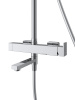 Душевая стойка Cezares SLIDER SLIDER-CVD-01 настенная цвет хром