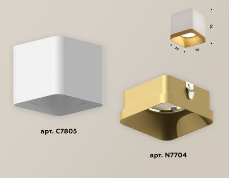 Светильник накладной Ambrella Light Techno (Тецхно) XS7805004