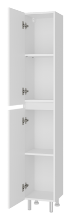 Шкаф-пенал Misty Енисей Э-Ени05030-011 30х170 напольный цвет белый