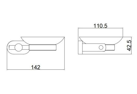 Мыльница BELZ B90002