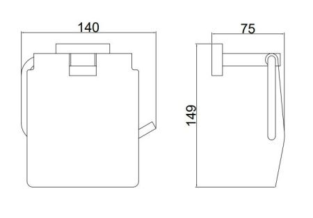 Бумагодержатель BELZ B90303