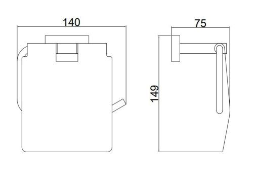 Бумагодержатель BELZ B90303 - фото 2