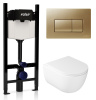 Комплект унитаз с инсталляцией Valsir KIT VSMG 7334 Slim P1