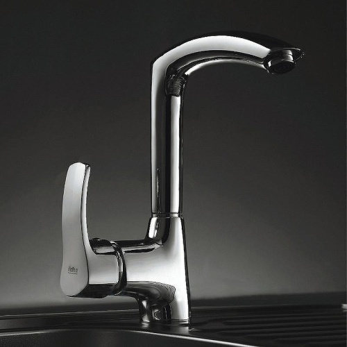 Смеситель для кухни Haiba HB70 HB4070 на мойку хром - фото 2