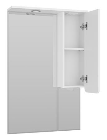 Зеркало-шкаф Misty Чегет П-Чег-02065-01П 70х100 подвесной цвет белый