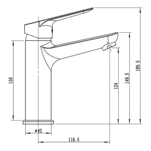 Смеситель Esko KZ26M на раковину хром - фото 3
