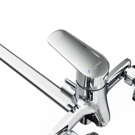 Смеситель для ванны Tokito HAPPO TOK-HAP-1015 настенный хром