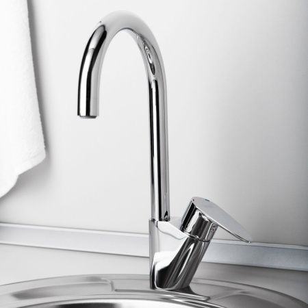 Смеситель для кухни Wasserkraft Leine 3500 3507 на мойку хром