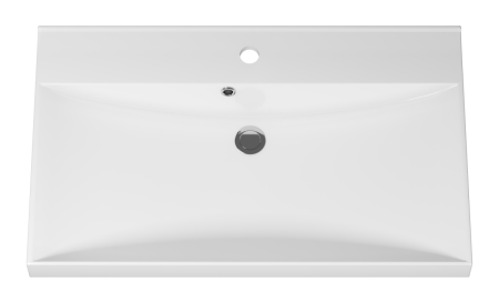 Раковина мебельная из искусственного камня Misty D4019 75 Р-Мис14075-4019Д 70х50 накладная цвет белый