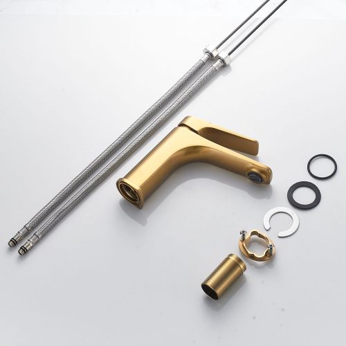 Смеситель Shevanik S4201G на раковину золото - фото 4