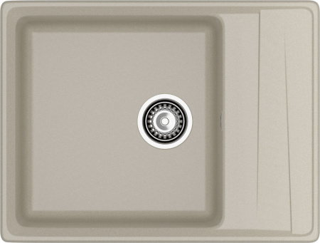 Кухонная мойка Granfest Level LV-660L топаз 66х50 цвет серый поверхность матовая