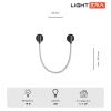 Светильник настенный Lightera Tura (Тура) LE103W-93BB STAINLESS