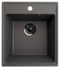 Кухонная мойка Ulgran Quartz Forte 425-09 43х49 цвет графит