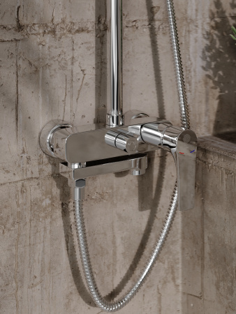 Душевая стойка Orange Otto M22-811cr настенная цвет хром