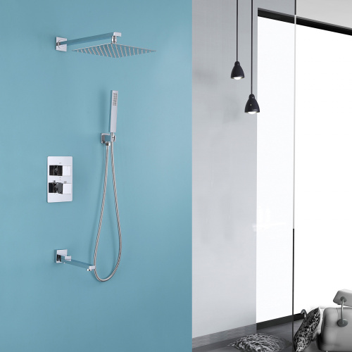 Душевая система ABBER AF8250 встраиваемая в стену с термостатом - фото 2