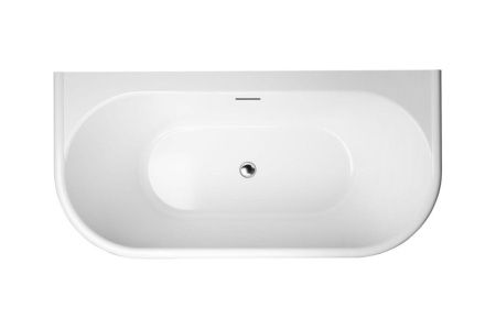 Ванна акриловая BelBagno BB408-1700-800 170х80 пристенная овальная с ножками