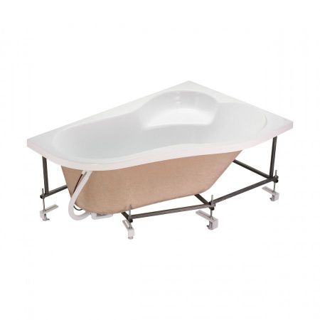 Ванна акриловая Santek Ибица XL 1WH112037 160х100 пристенная асимметричная без каркаса