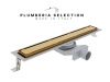 Душевой лоток Plumberia Selection PST IN-TILE PST60OR 60х5 золото