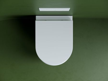 Унитаз подвесной Ceramica Nova ULMA CN4006T белый с сиденьем микролифт безободковый смыв торнадо