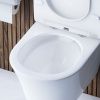 Унитаз подвесной Damixa Skyline DX35C1700SC белый с сиденьем микролифт безободковый каскадный смыв