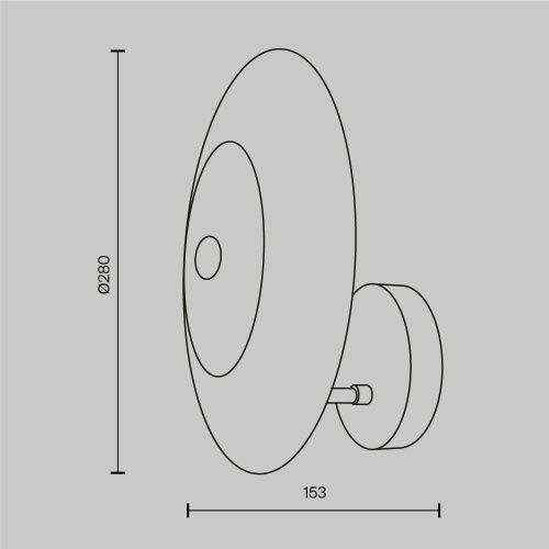 Бра Maytoni Aster MOD007WL-01G - фото 3