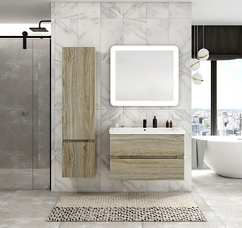 Шкаф-пенал Art&Max TECHNO AM-Techno-1600-AC-SO-LW823-L 40х30х160 подвесной цвет дуб мелфорд