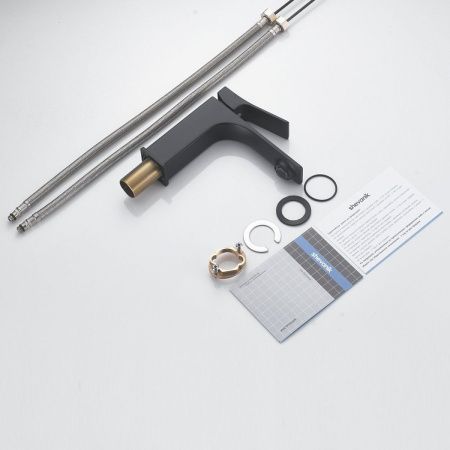 Смеситель Shevanik S6101H на раковину черный