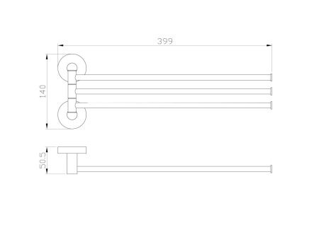 Полотенцедержатель Wonzon & Woghand Easy WW-8141
