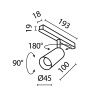 Трековый светодиодный светильник Maytoni Technical Focus LED TR032-2-5W4K-S-W