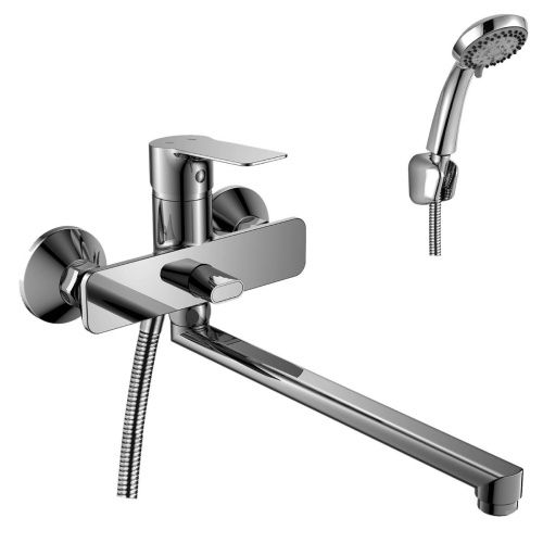 Смеситель для ванны Rossinka RS27 RS27-33 настенный хром
