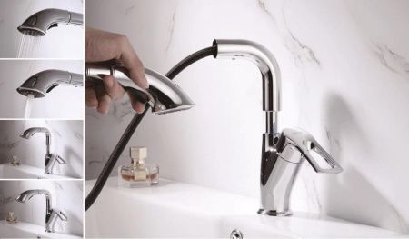 Смеситель Shevanik S5121 на раковину хром